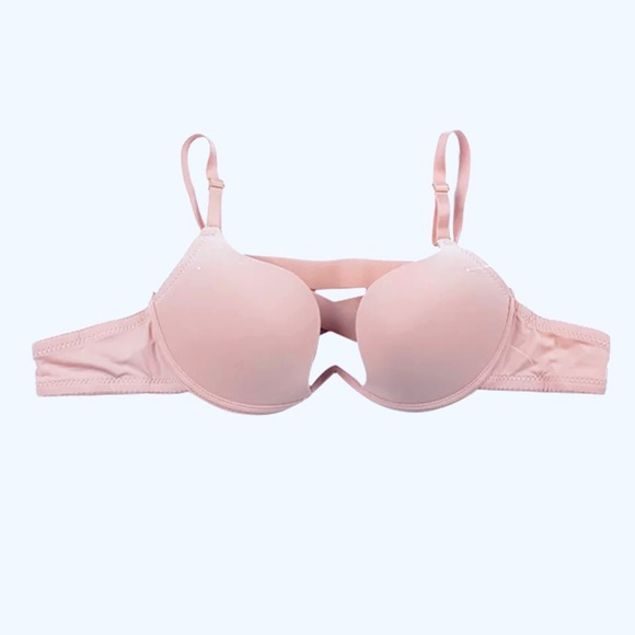 NWT push up rare pink plunge bra pale pink flexi low back convertible ❌offers - Picture 14 of 16